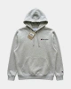 CHMPN Basic Logo Hoodie - Gri