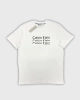 CK Half Letter T-shirt - Beyaz