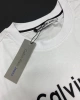 CK Half Letter T-shirt - Beyaz