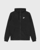Club Fleece Full-zip Hoodie – Siyah