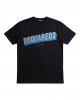 Dsq2 Blue Logo T-shirt - Siyah