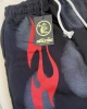 Hellstar Flame Şort - Siyah