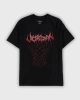 JRDN Mesh Graphic T-shirt - Siyah