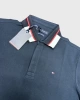 TOMMY H. Neck Smb Polo T-shirt – Lacivert