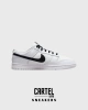 N Dunk Low Sneaker – White / Black Logo