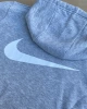NSW NK Font Kapüşonlu Hoodie – Gri