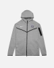 PARIS PSG x Tech Fleece Full-Zip Hoodie – Gri