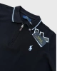 Ralph L. Half-Zip Polo T-shirt – Siyah