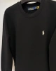 Ralph L. İşleme Logo Sweatshirt – Siyah