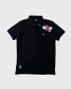 TOMMY H. Frame Polo T-shirt – Siyah