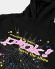 SPIDER Pink Kapüşonlu Hoodie – Siyah