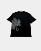 SYNA Printed Şort & T-shirt Takım – Siyah