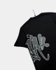 SYNA Printed Şort & T-shirt Takım – Siyah