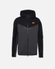 Tech Fleece Full-zip Hoodie - Siyah/Ant/Turuncu