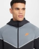 Tech Fleece Windrunner REFLECTIVE Full-Zip Hoodie – Antrasit/Turuncu