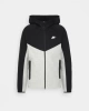 Tech Fleece Windrunner (Yeni) Full-Zip Hoodie – Siyah/Gri
