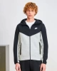 Tech Fleece Windrunner (Yeni) Full-Zip Hoodie – Siyah/Gri