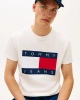 TOMMY H. Flag Logo T-shirt - Beyaz