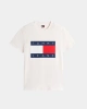 TOMMY H. Flag Logo T-shirt - Beyaz