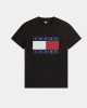 TOMMY H. Flag Logo T-shirt - Siyah
