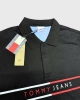 TOMMY H. Printed Polo T-shirt – Siyah