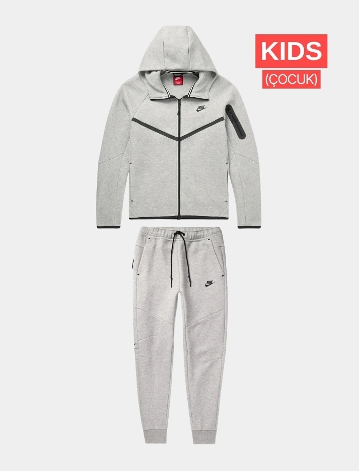 Tech Fleece 5th Çocuk Eşofman Takımı - Gri