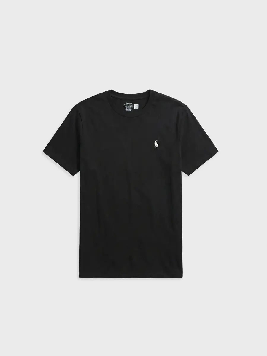 Ralph L. Basic İşleme Logo T-shirt - Siyah
