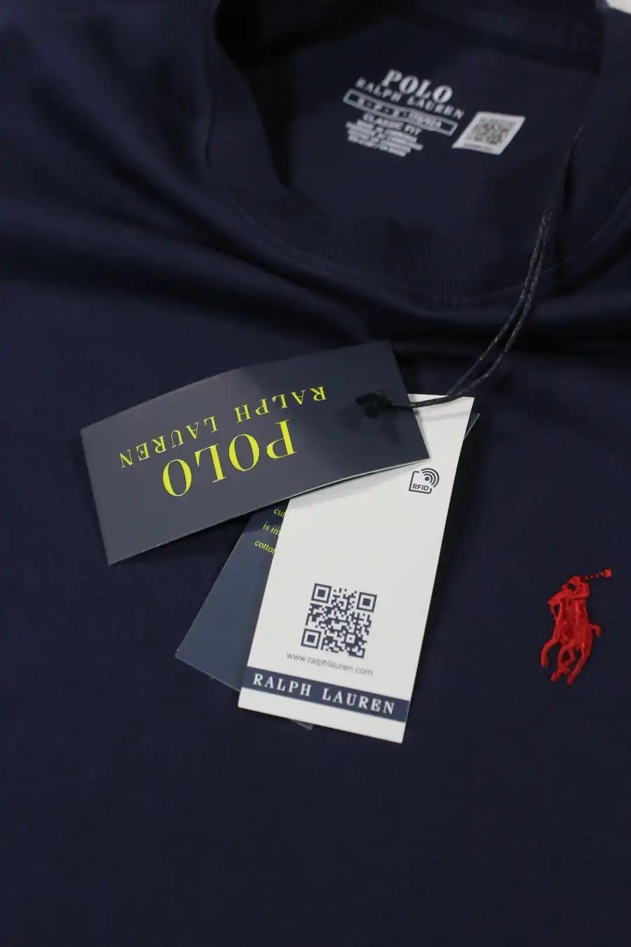 Ralph L. Basic İşleme Logo T-shirt - Lacivert