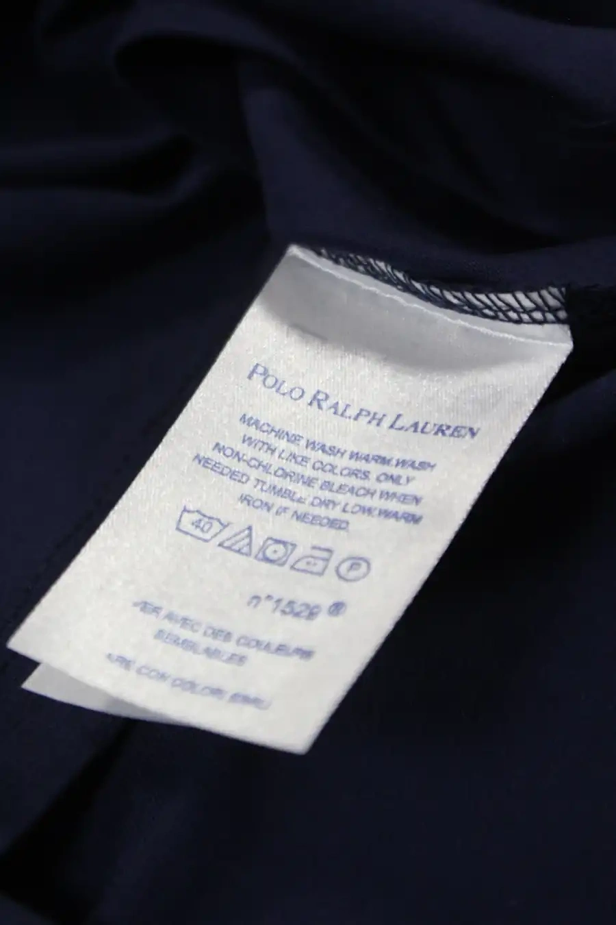 Ralph L. Basic İşleme Logo T-shirt - Lacivert