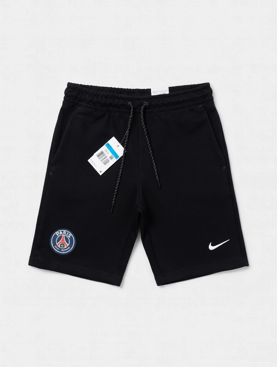PSG x Tech Fleece Şort – Siyah