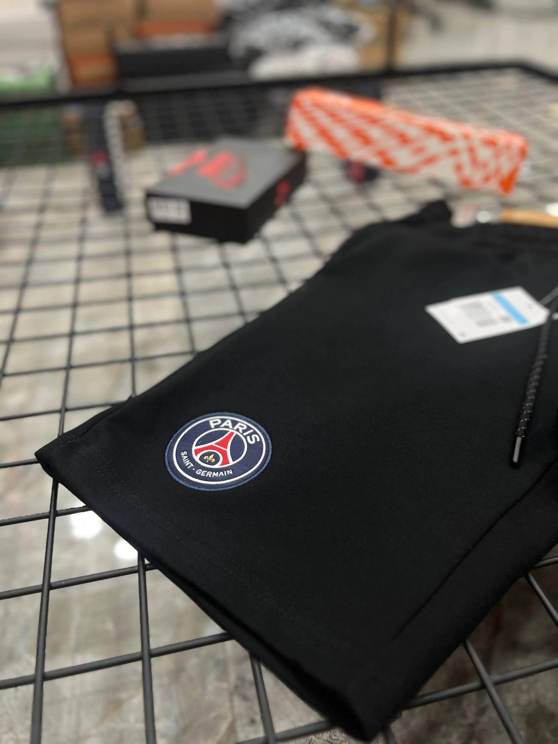 PSG x Tech Fleece Şort – Siyah
