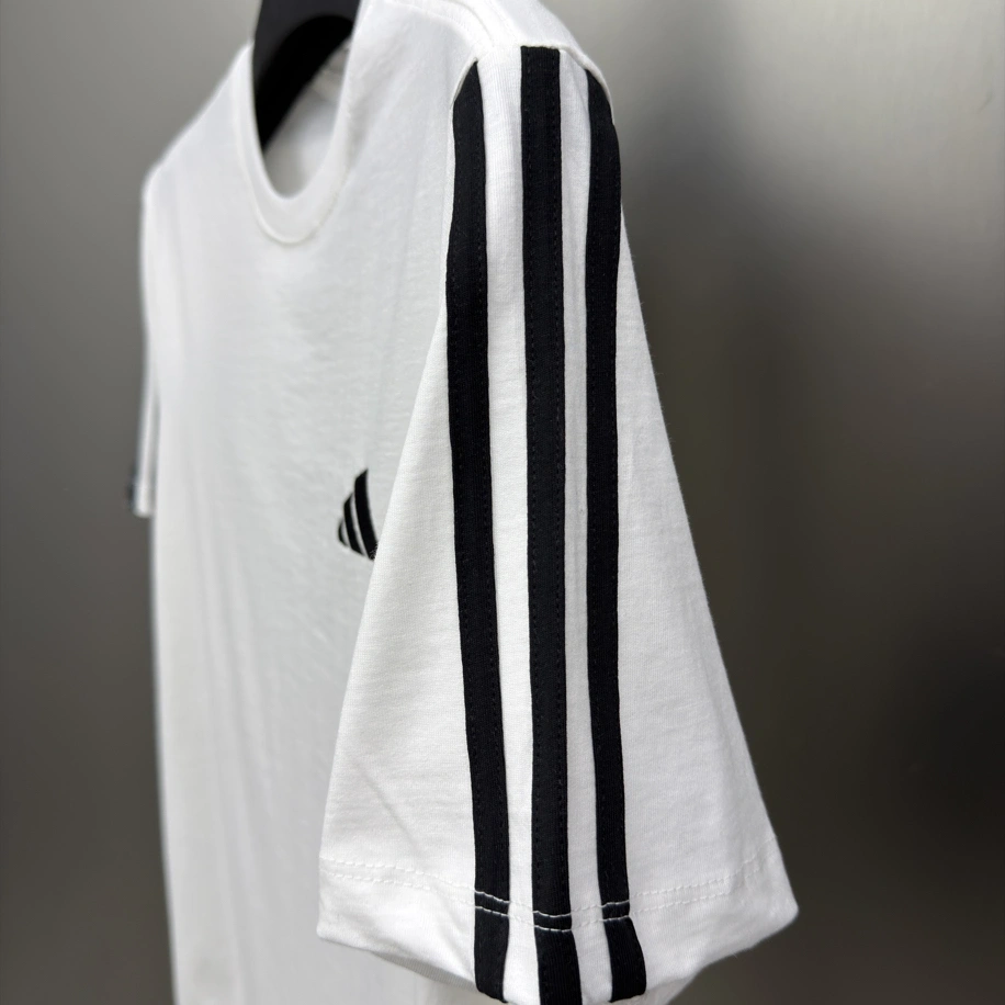 ADDS İşlemeli Line T-shirt – Beyaz