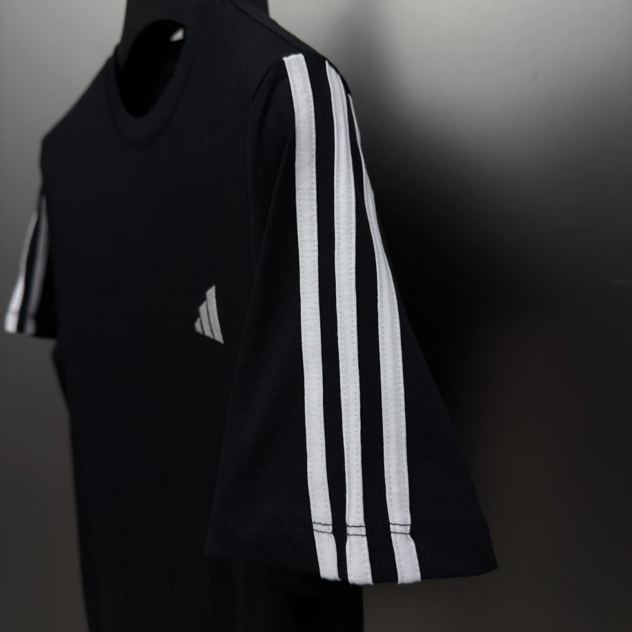 ADDS İşlemeli Line T-shirt – Siyah