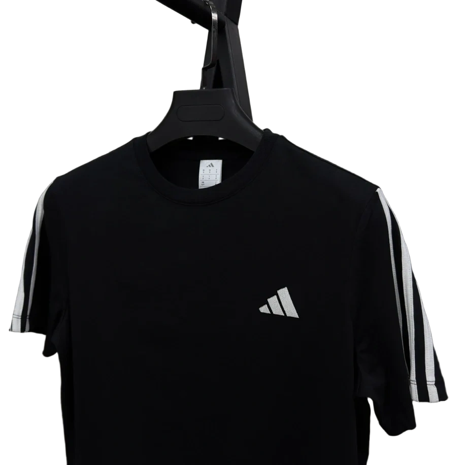 ADDS İşlemeli Line T-shirt – Siyah
