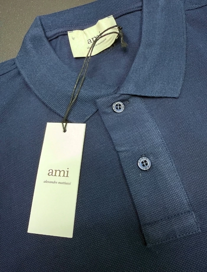 AMI Classic Polo T-shirt – Lacivert