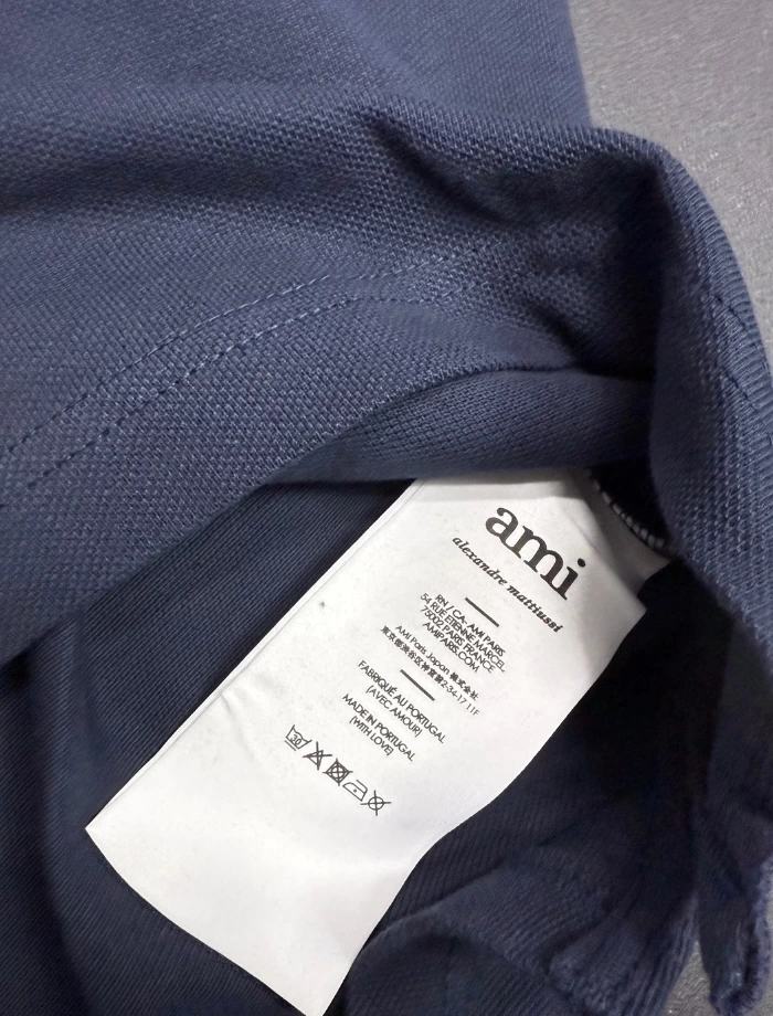 AMI Classic Polo T-shirt – Lacivert