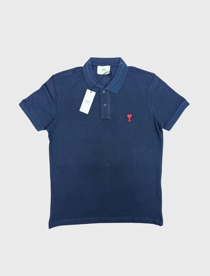 AMI Classic Polo T-shirt – Lacivert