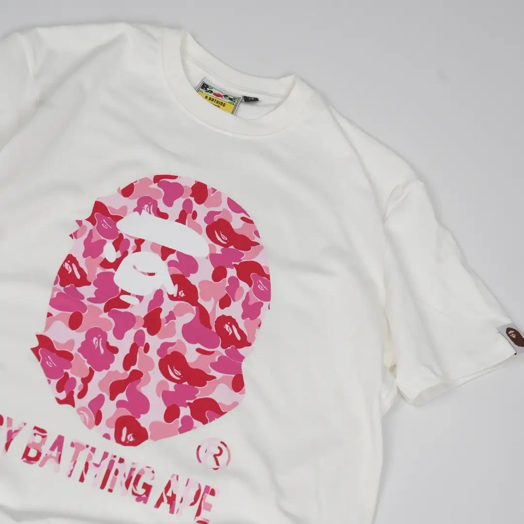BAPE Abc Camo Berry T-shirt - Beyaz