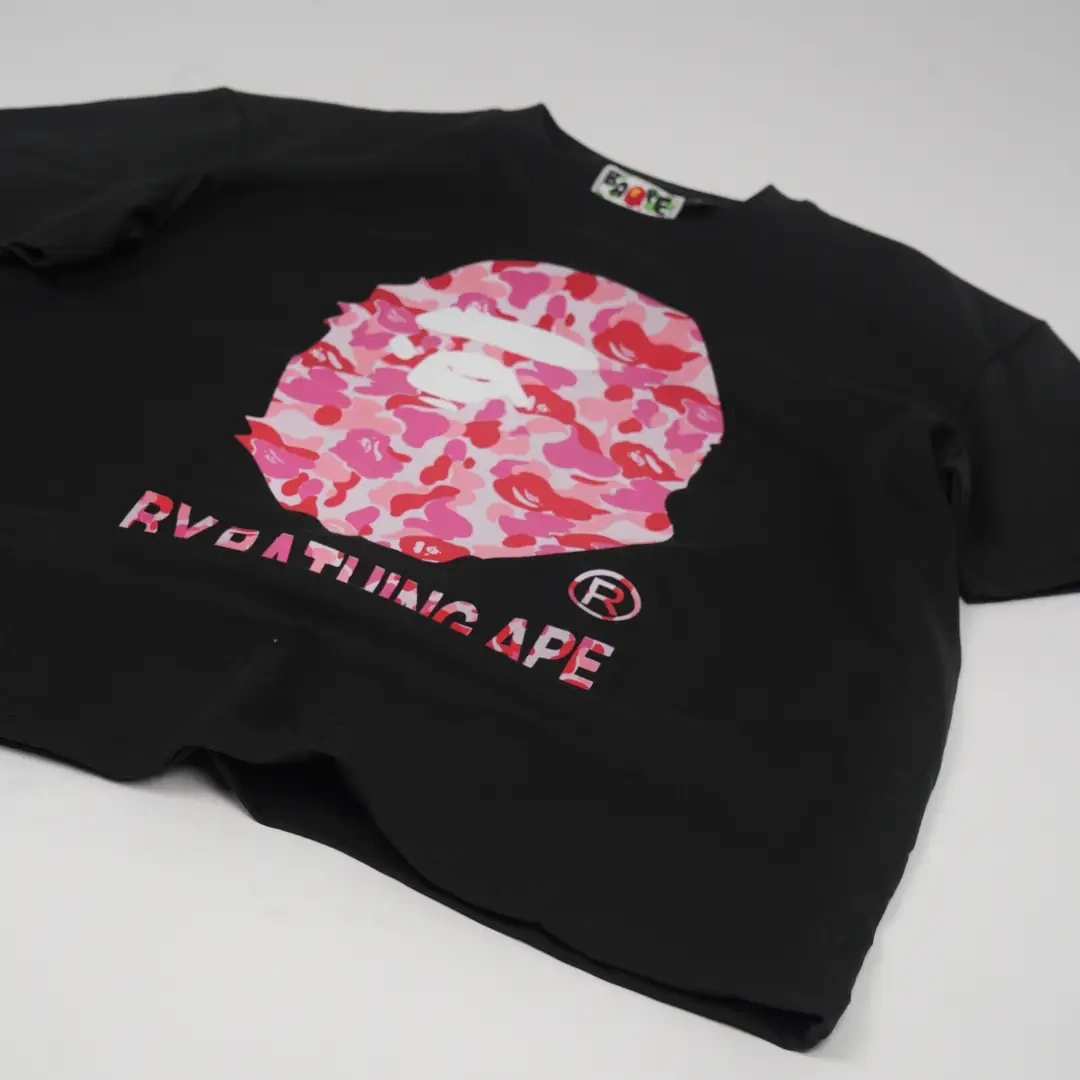 BAPE Abc Camo Berry T-shirt - Siyah