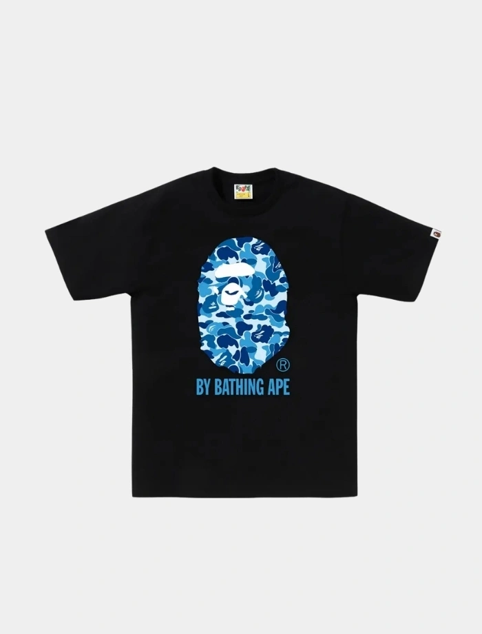 BAPE Abc Camo Blue T-shirt - Siyah
