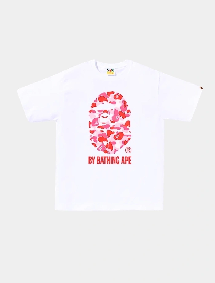 BAPE Abc Camo Berry T-shirt - Beyaz
