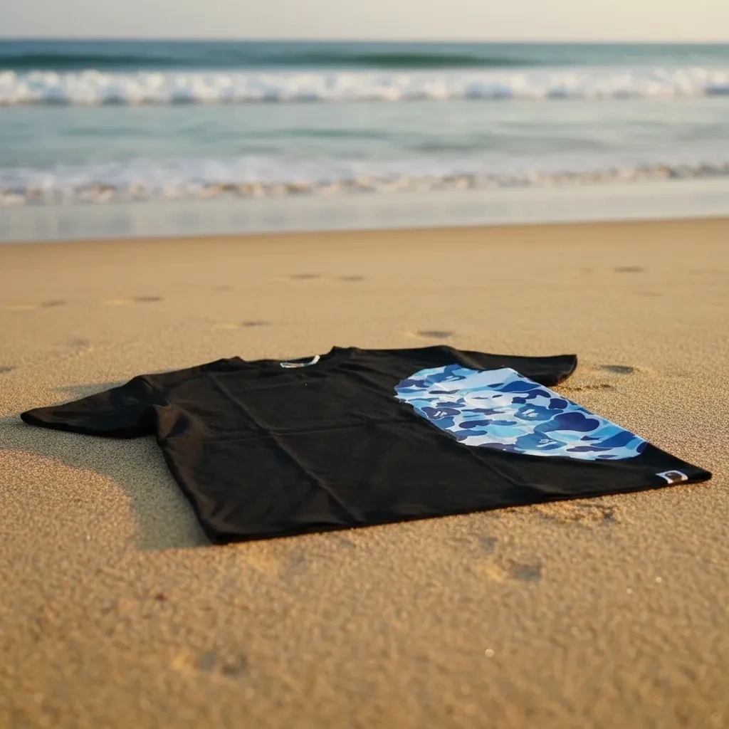 BAPE Camo Side T-shirt - Siyah