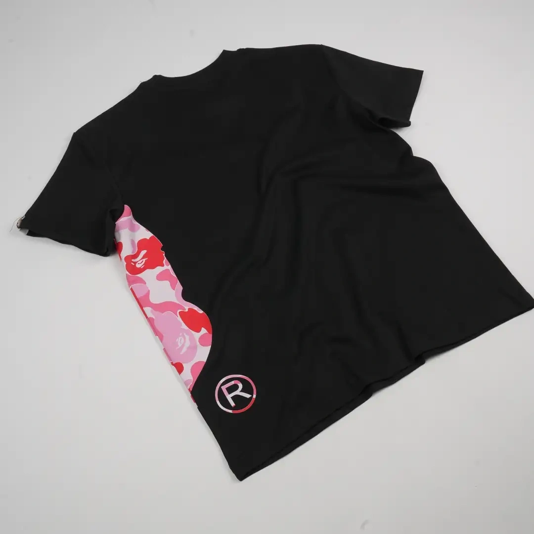 BAPE Pink Camo Side T-shirt - Siyah