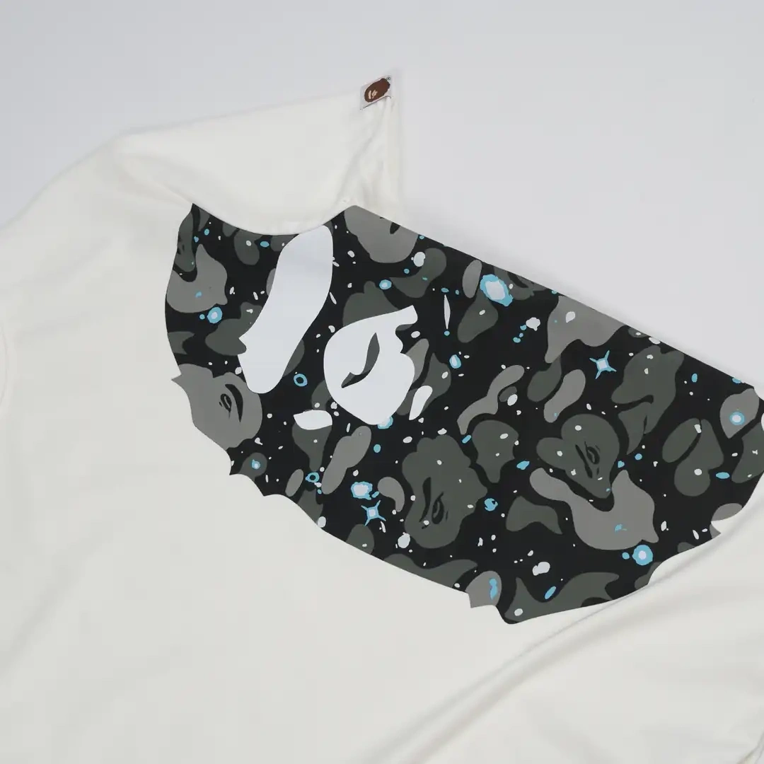 BAPE Space Camo Side T-shirt - Beyaz