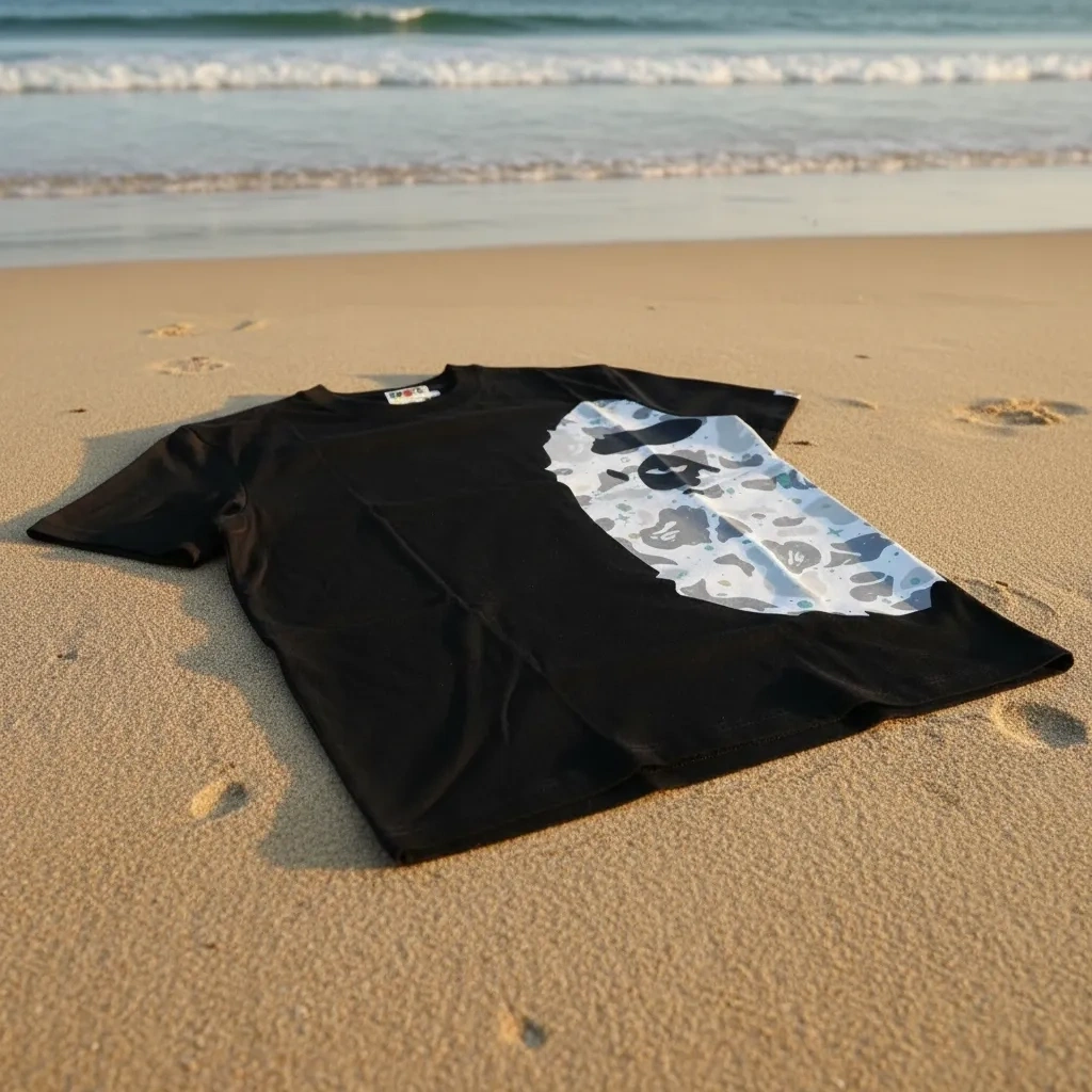 BAPE Space Camo Side T-shirt - Siyah