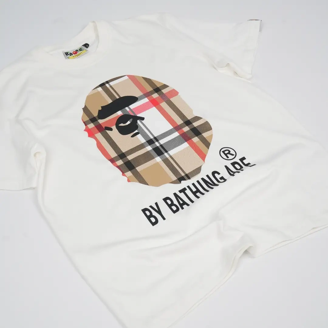BAPE x Burberry T-shirt - Beyaz