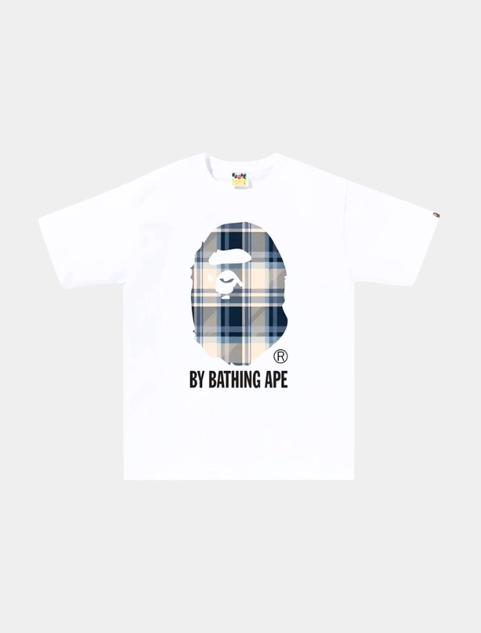 BAPE x Burberry Blue T-shirt - Beyaz