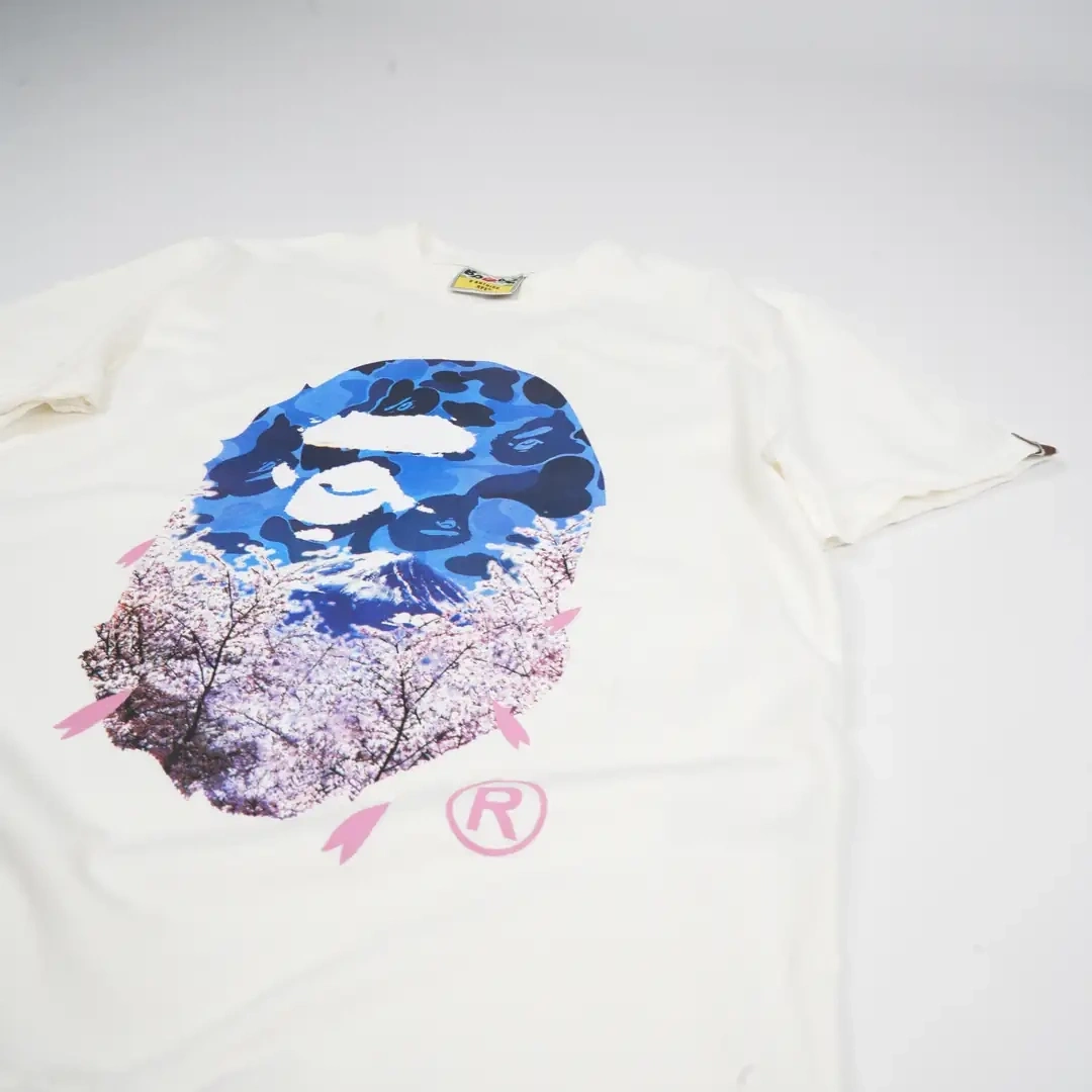 BAPE x Sakura T-shirt - Beyaz
