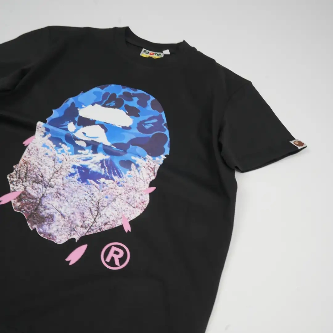 BAPE x Sakura T-shirt - Siyah