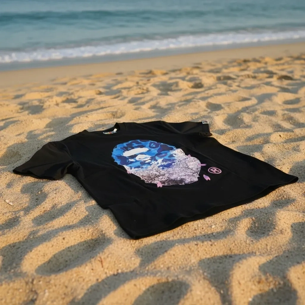 BAPE x Sakura T-shirt - Siyah